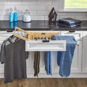 Rev-A-Shelf Wood Drying Rack with BLUM Soft-Close Slides